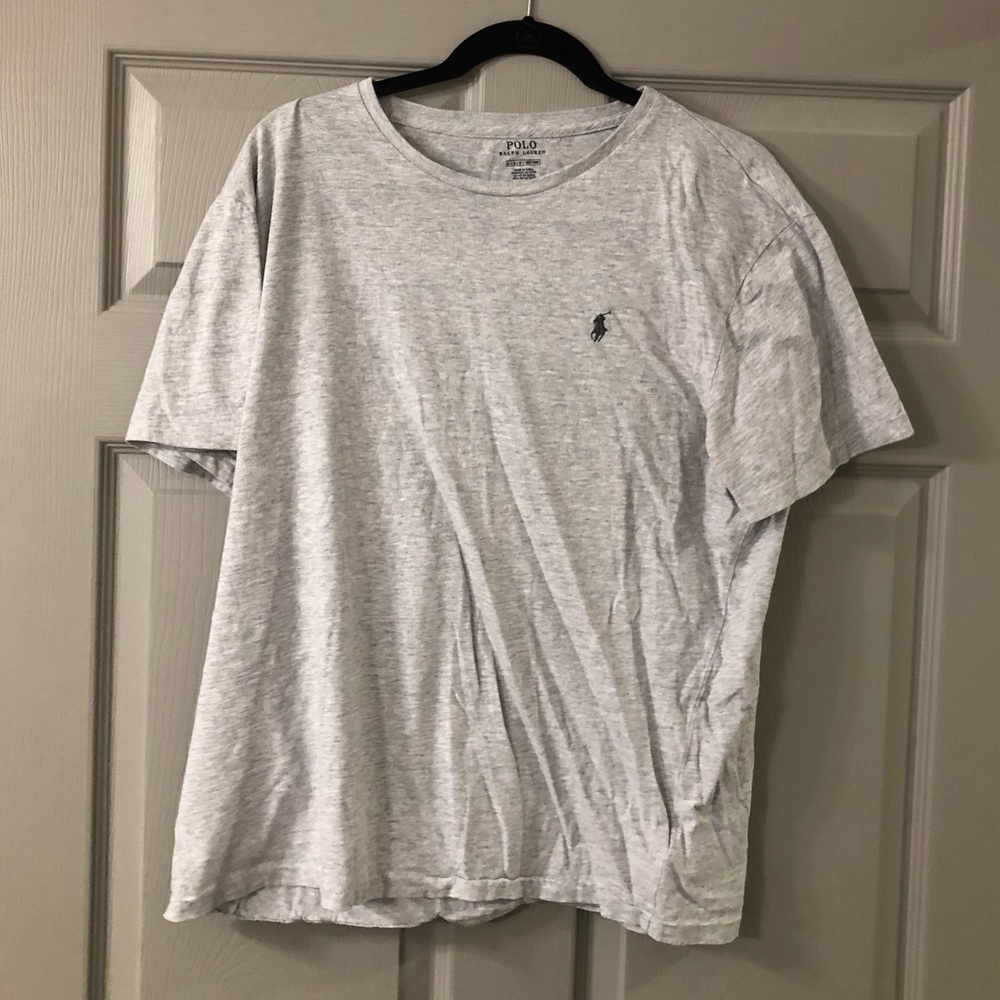 Men’s light heather grey Polo Ralph Lauren T-shirt